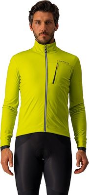 Castelli Go Cycling Jacket - CHARTREUSE-DARK GRAY - XS, CHARTREUSE-DARK GRAY